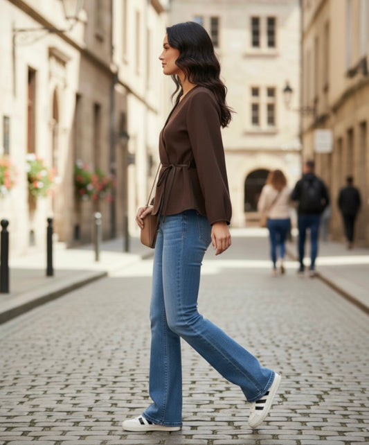 Clara | Bow-Tie Knitted Cardigan